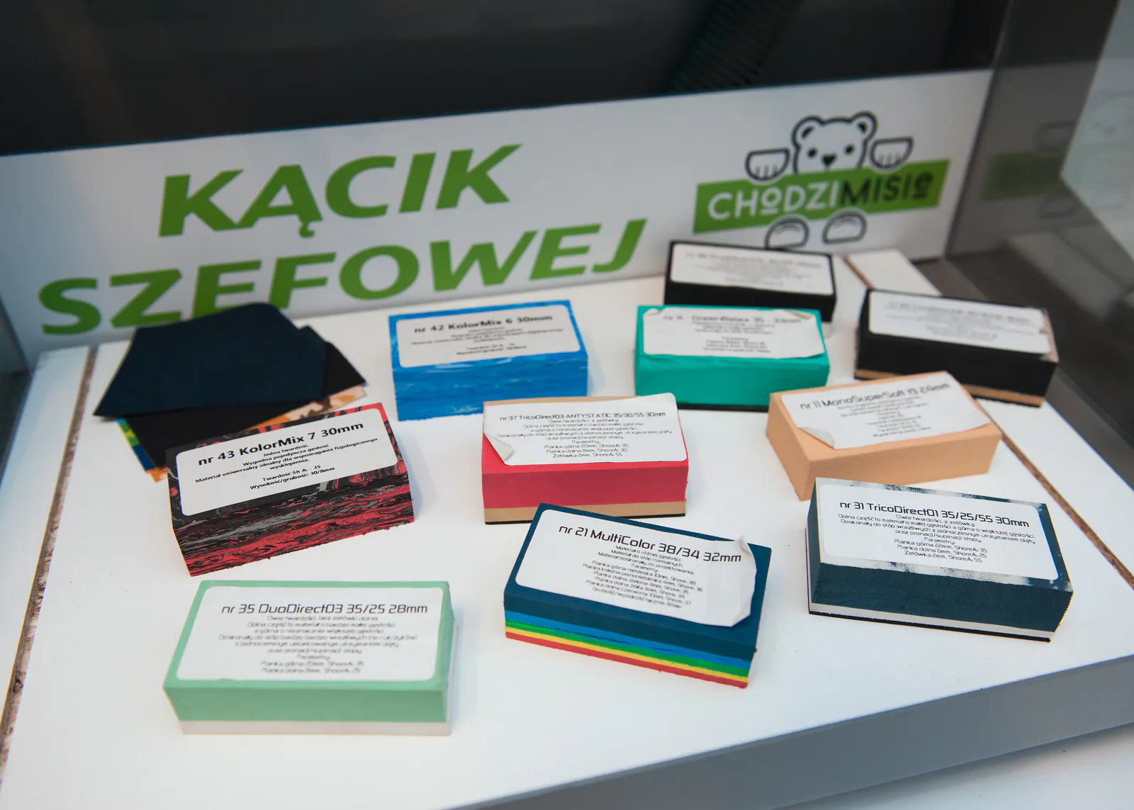 Materiały wielowarstwowe używane do wkładek